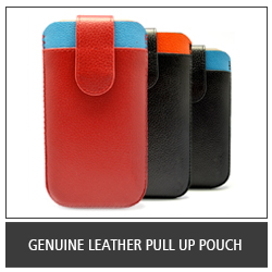 Genuine Leather Pull UP Pouch